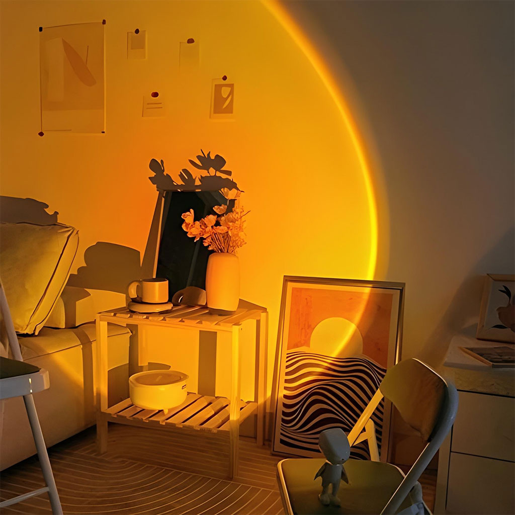 Astronaute Lampe de coucher de soleil pour chambre et décoration intérieure 6