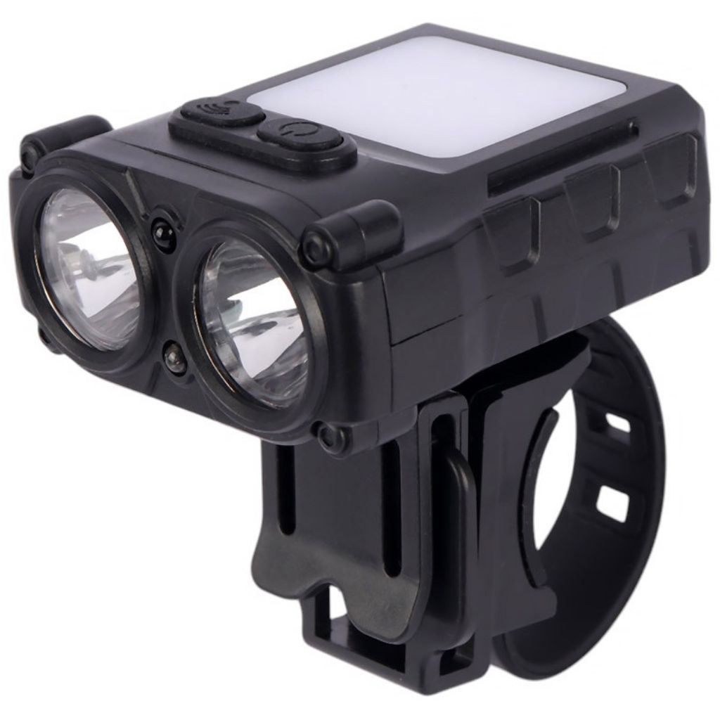 Lampe Vélo et Frontale 2en1 Rechargeable SH-T808 - مصباح الرأس و الدراجات قابل لإعادة الشحن 3