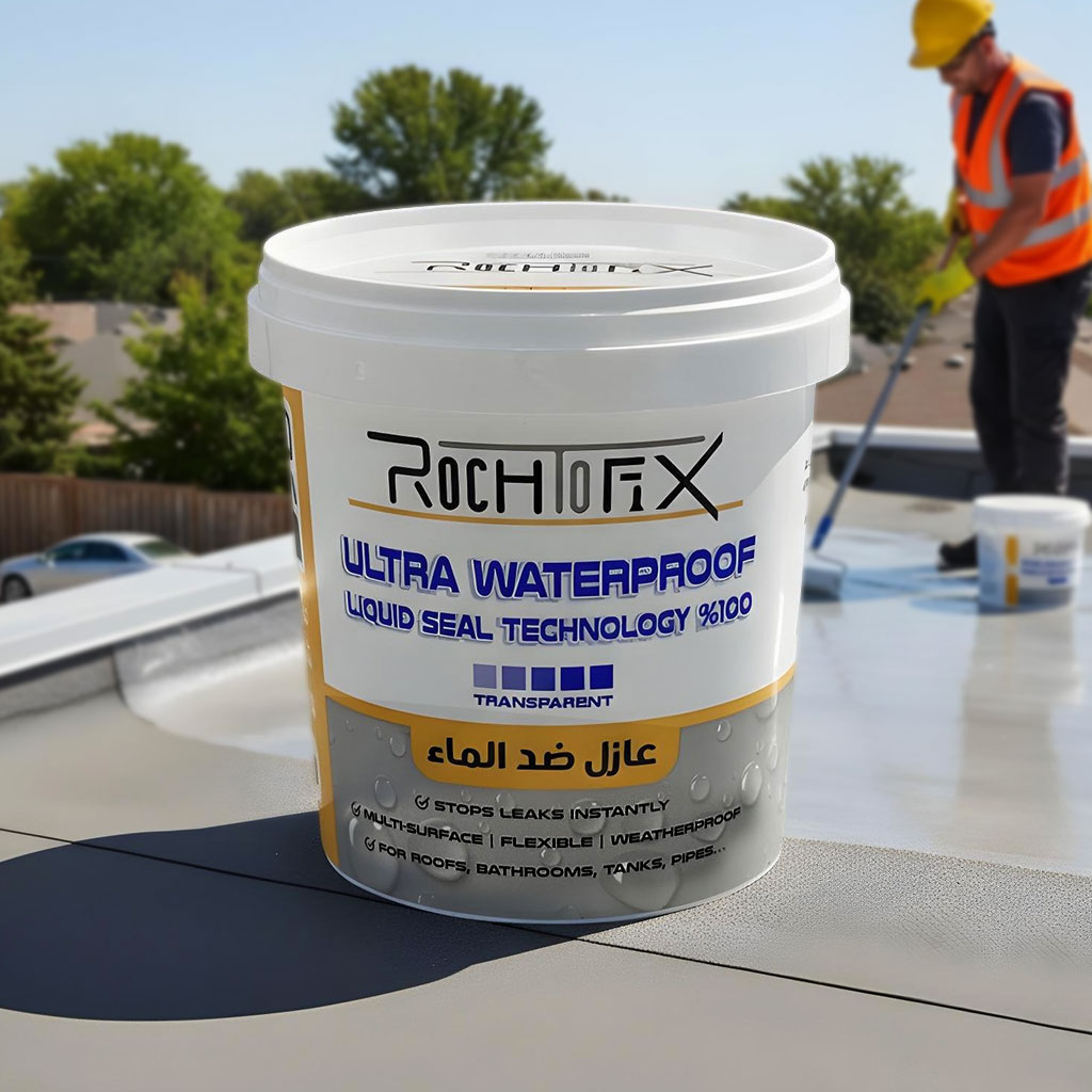 RochFix Ultra Waterproof Liquide Transparent Antifuite Multi-Surface - عازل ضد الماء متعدد الإستعمالات 2