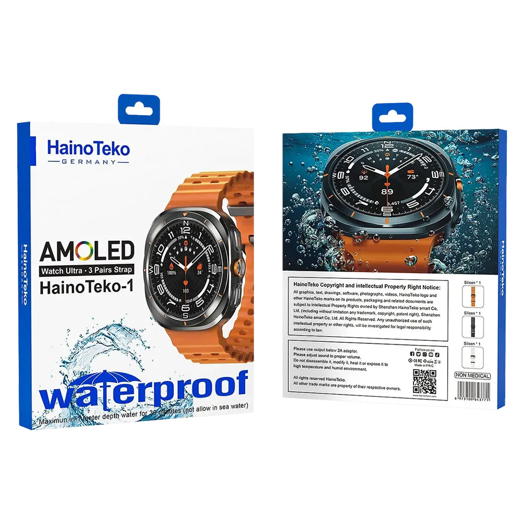 Smart Watch Haino Teko-1 Écran Amoled avec 3 Bracelets intégré - ساعة ذكية أصلية 4