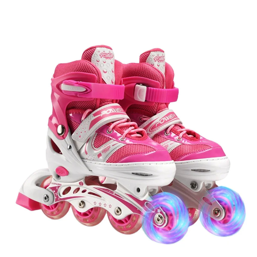 Patins à roulettes pour Enfants avec Roues Lumineux 8PCS - زلاجات أطفال 2
