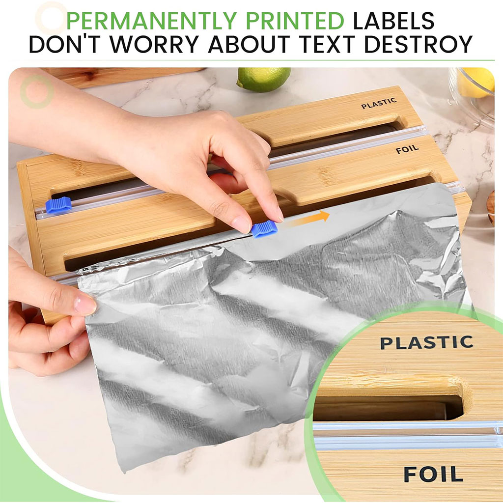 Organiseur de tiroir 2 en 1 pour papier sulfurisé 5