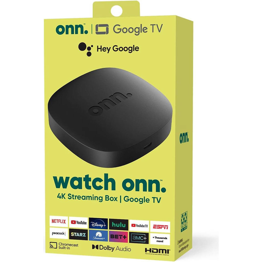 ONN Android TV Box avec Télécommande Vocale 8+128GB – جهاز ميديا ذكي 6