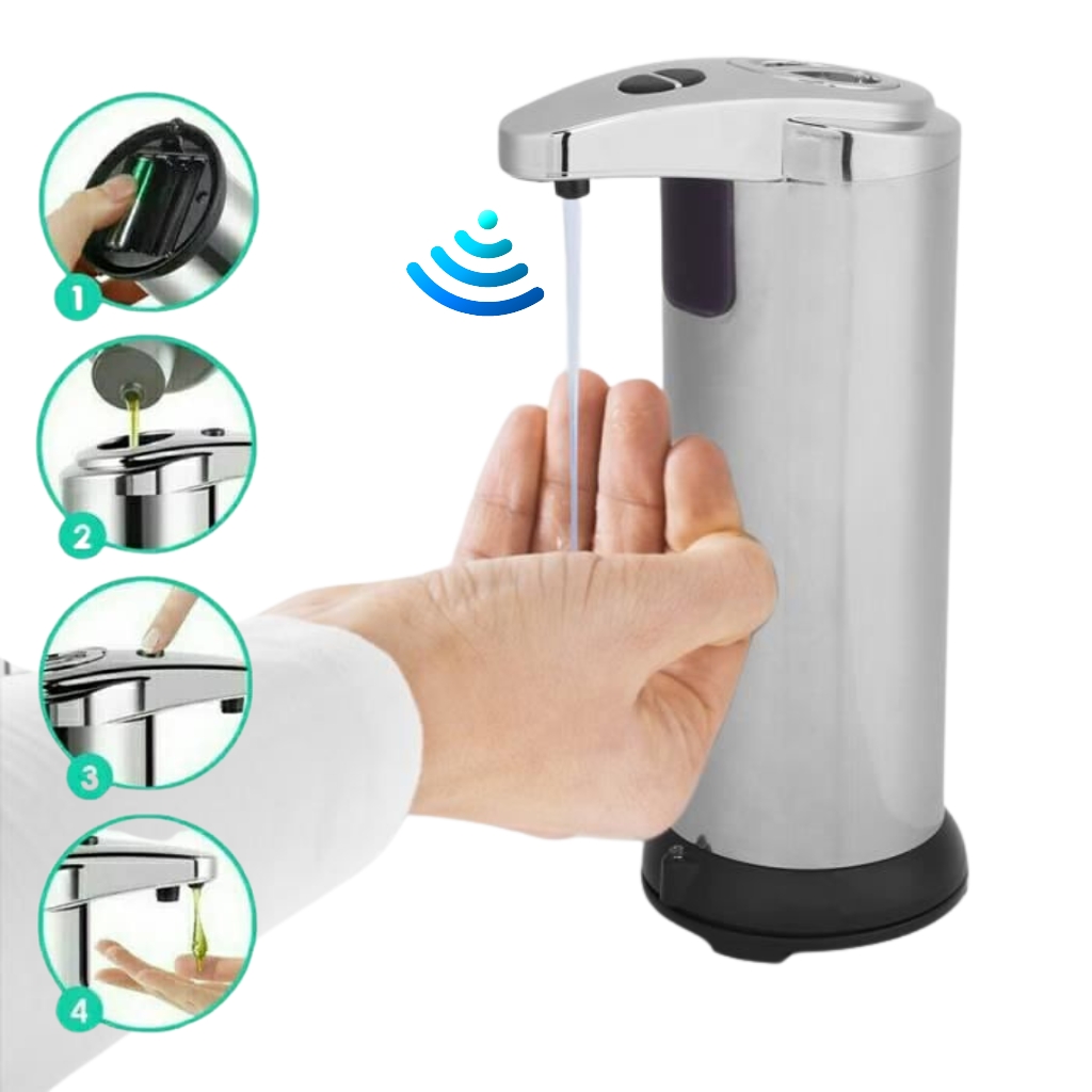 Distributeur automatique de savon liquide avec capteur infrarouge intelligent 250 ML 4