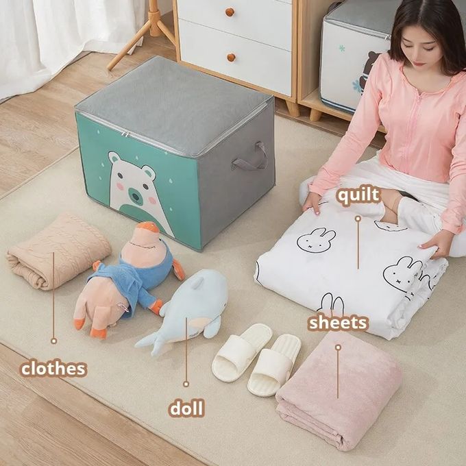 Sac de rangement Pliable pour vêtements à motifs de dessins animés 4