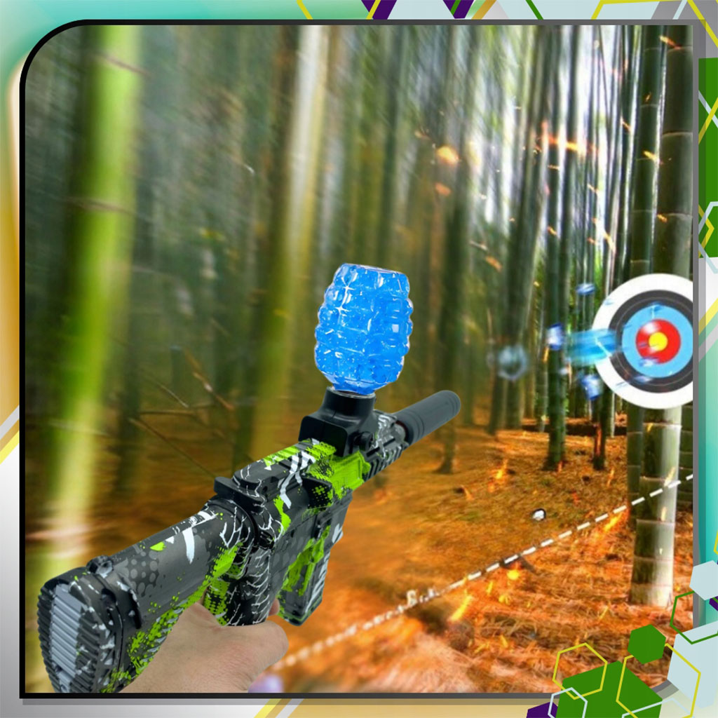 Pistolet à Billes en Gel avec Accessoires Motif Dessin Animé - مسدس الطلقات الكريستالية 6