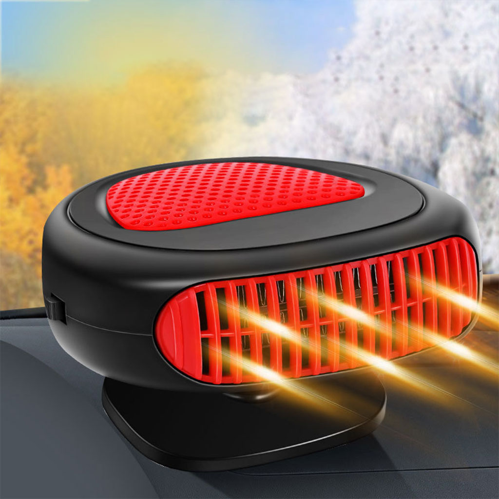 Ventilateur et Chauffage de Voiture Portable avec Base Rotative à 360 degree 3