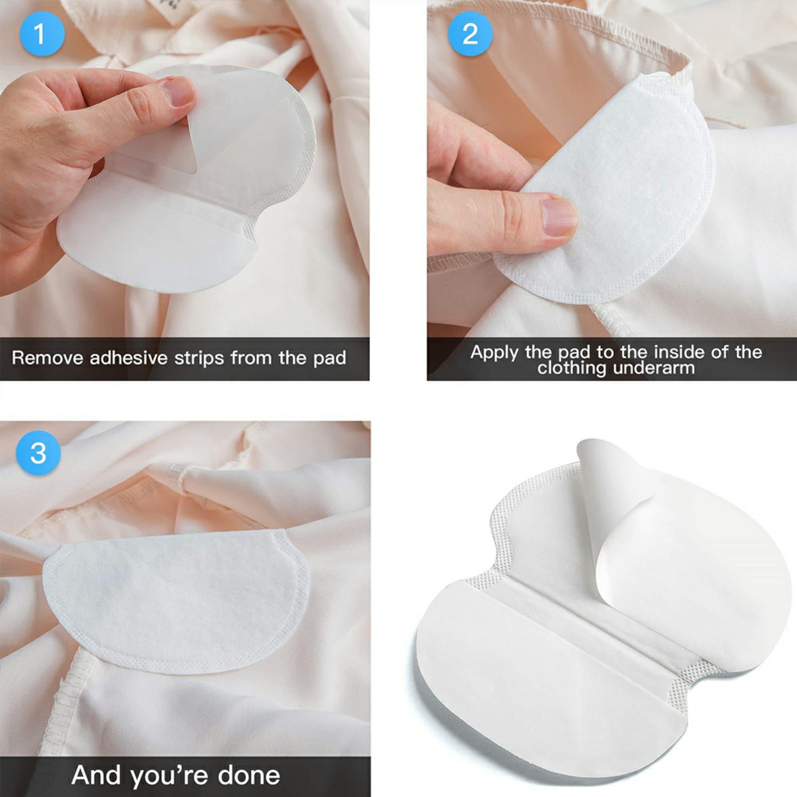 Ensemble 10PCS Protège-Aisselles De Sueur 4