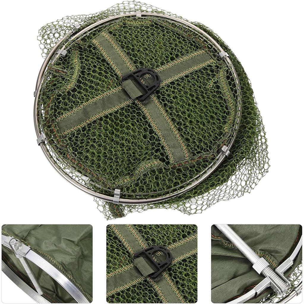 Filet de Pêche Pliable en Maille Facile à Ranger - شبكة صيد الأسماك 6