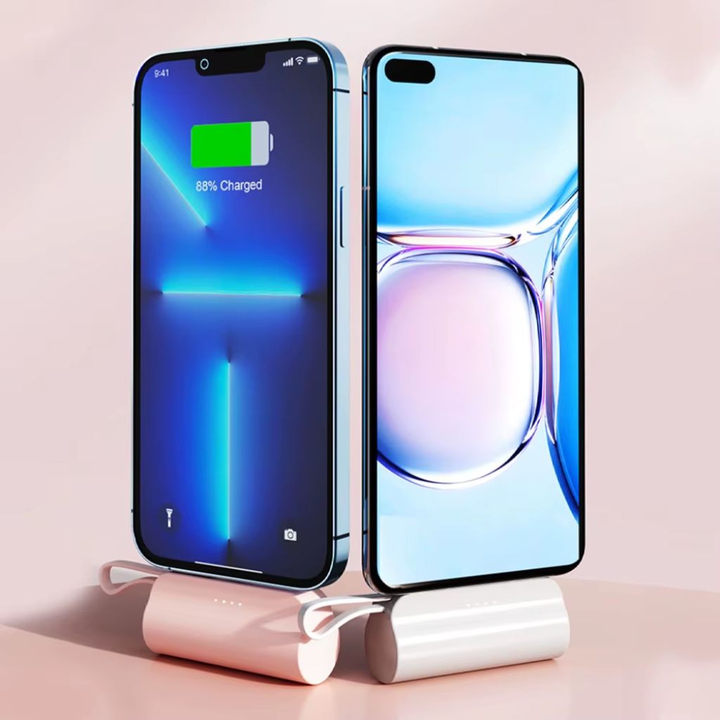 PowerBank 5000mAh et Support Telephone 2en1 – باور بانك 5