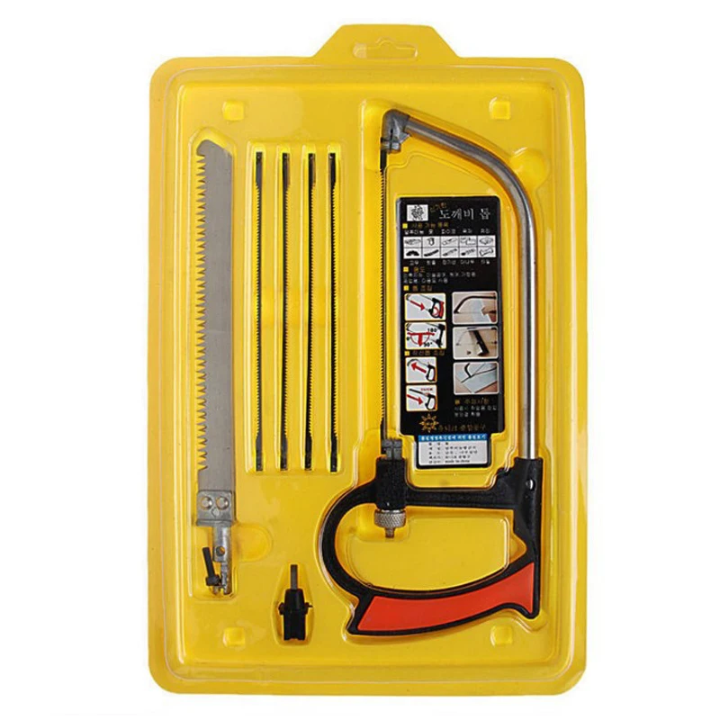 Scie à Arc Scie Manuelle Réglable Professionnelle Pvc Bois Fer 3 Fonctions De Réglage 6