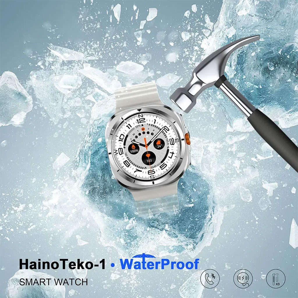 Smart Watch Haino Teko-1 Écran Amoled avec 3 Bracelets intégré - ساعة ذكية أصلية 5
