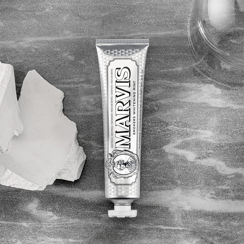 Marvis Dentifrice Blanchissant pour Fu-meurs 85ml Made in Italy - معجون أسنان مارفيس 5