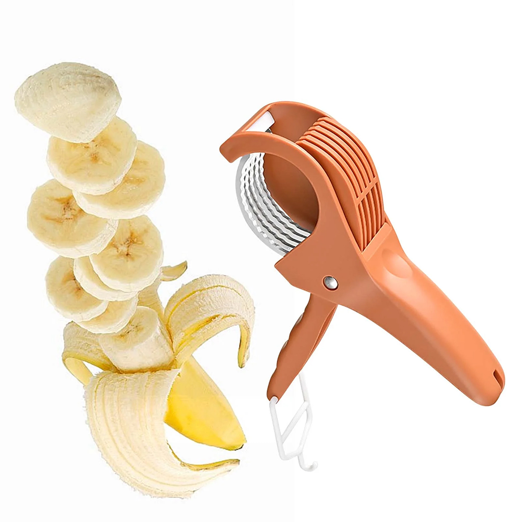 Coupe fruits et légumes en acier inoxydable multifonction facile à utiliser - قطاعة خضر وفواكه يدوية 5