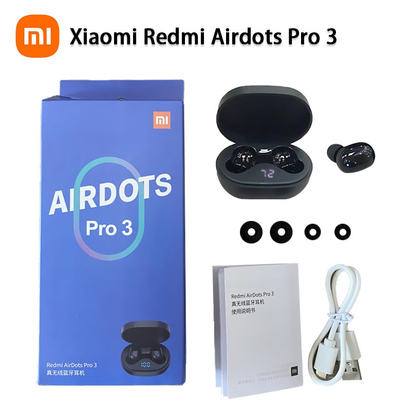 Redmi AirDots Pro 3 TWS Wireless Bluetooth Headset 5.0 InEar Stereo Bass Handfree 4