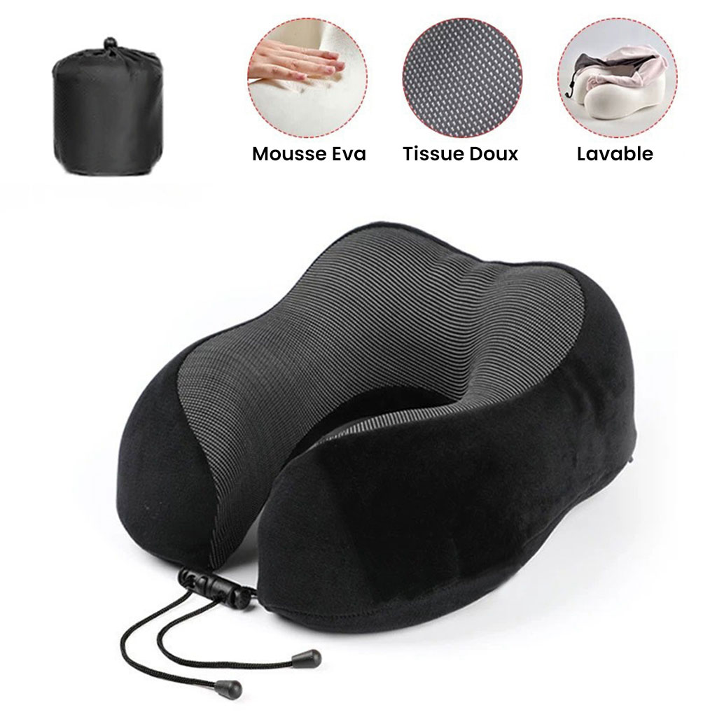Oreiller de Cou Bluetooth en mousse à mémoire de forme avec haut-parleurs intégrés - وسادة مريحة بخاصية البلوتوث 3