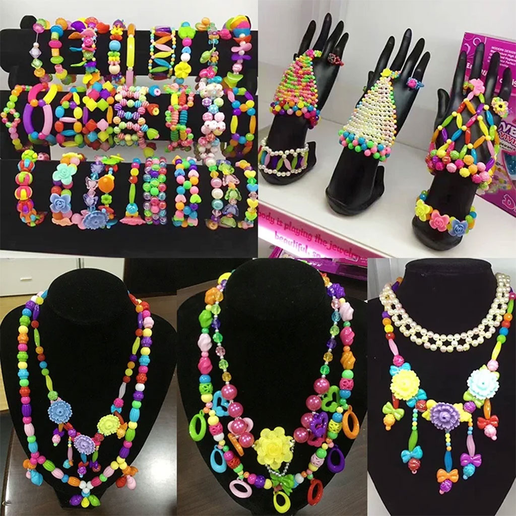 Boit de perles en argile pour la fabrication de bijoux enfant V5 3