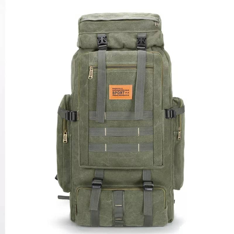 Sac à dos randonnée tactique militaire 80l imperméable 6
