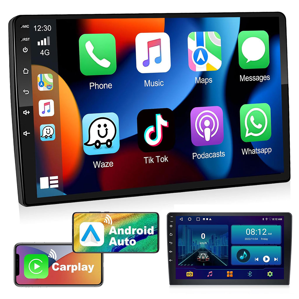 Écran de voiture Android de 10,1 pouces compatible Apple CarPlay Android Auto - شاشة ذكية للسيارة 2