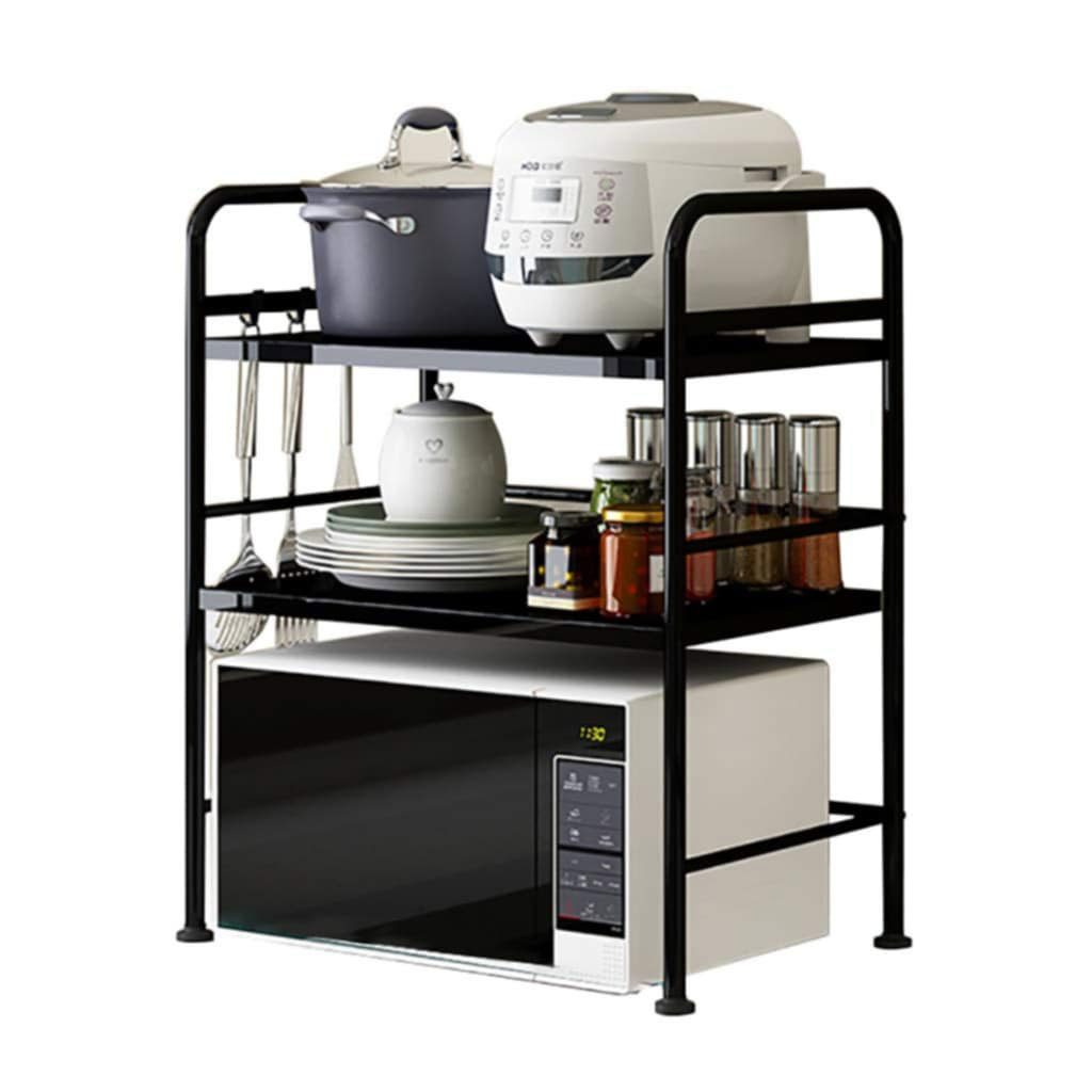Support pour four à micro-ondes et étagère de rangement 3 étages - منظم أغراض وحامل ميكروويف 4