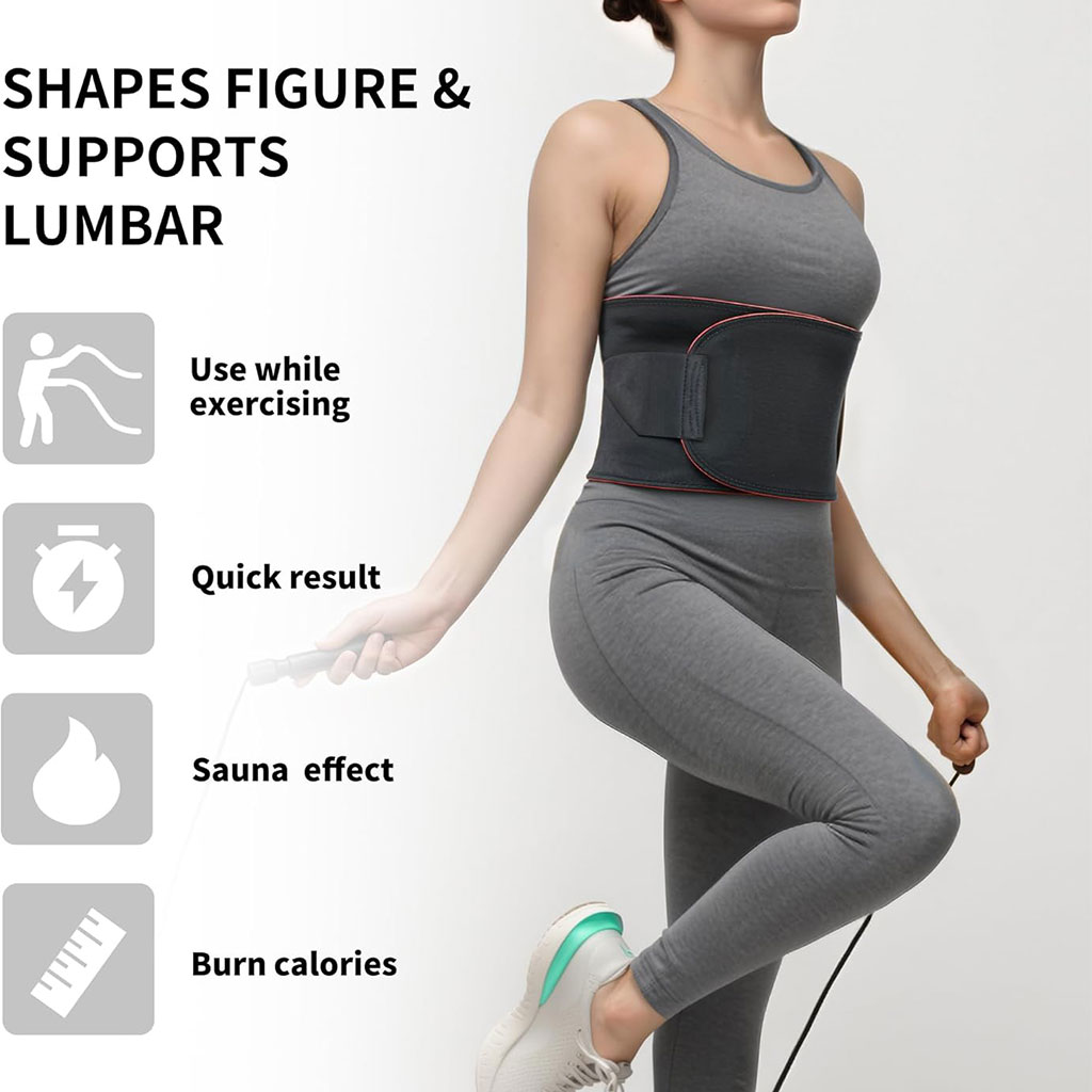 Ceinture de sudation pour Homme et Femme avec Poche Extérieure - حزام تنحيف 5