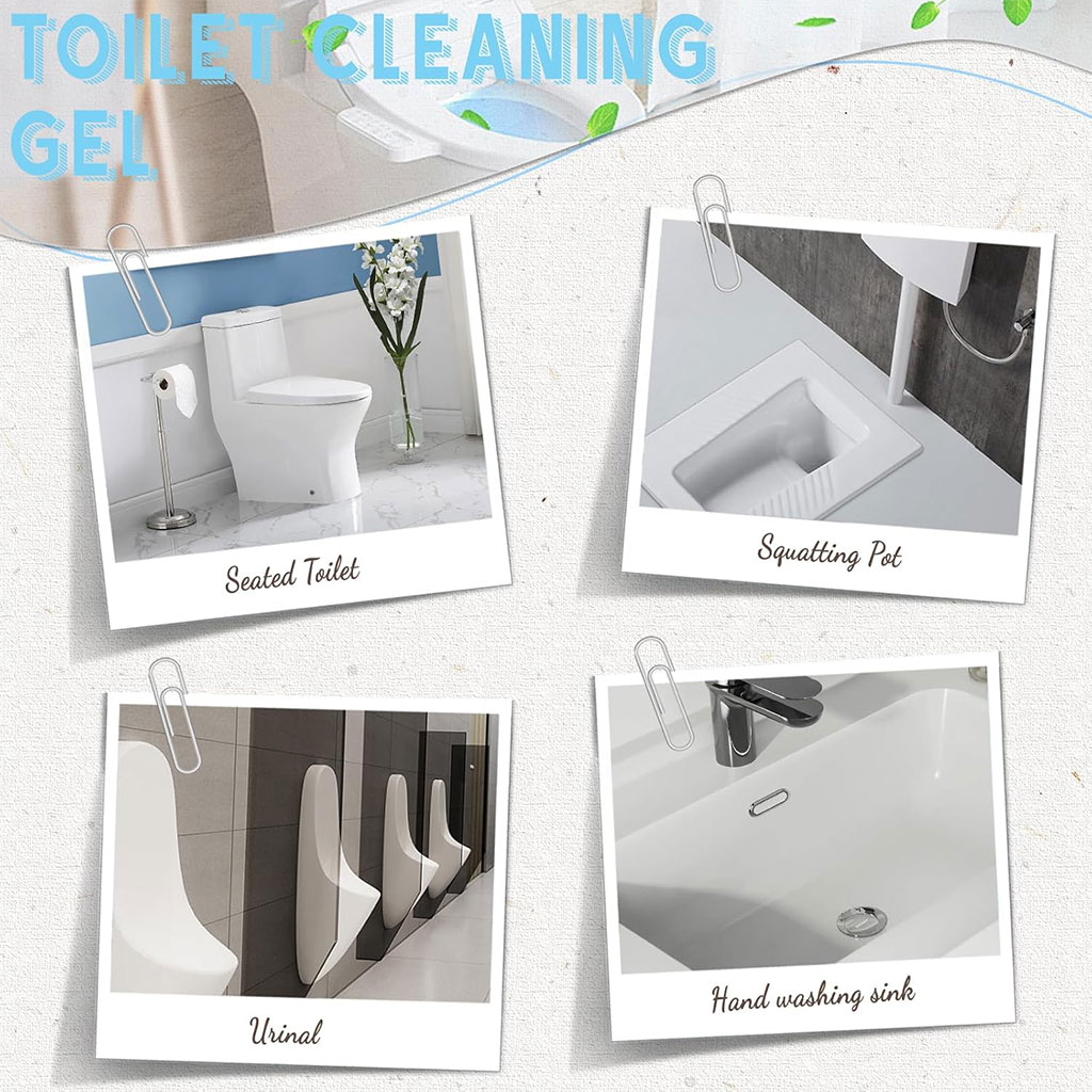 Gel tampons désodorisants pour toilette 3Pcs 5