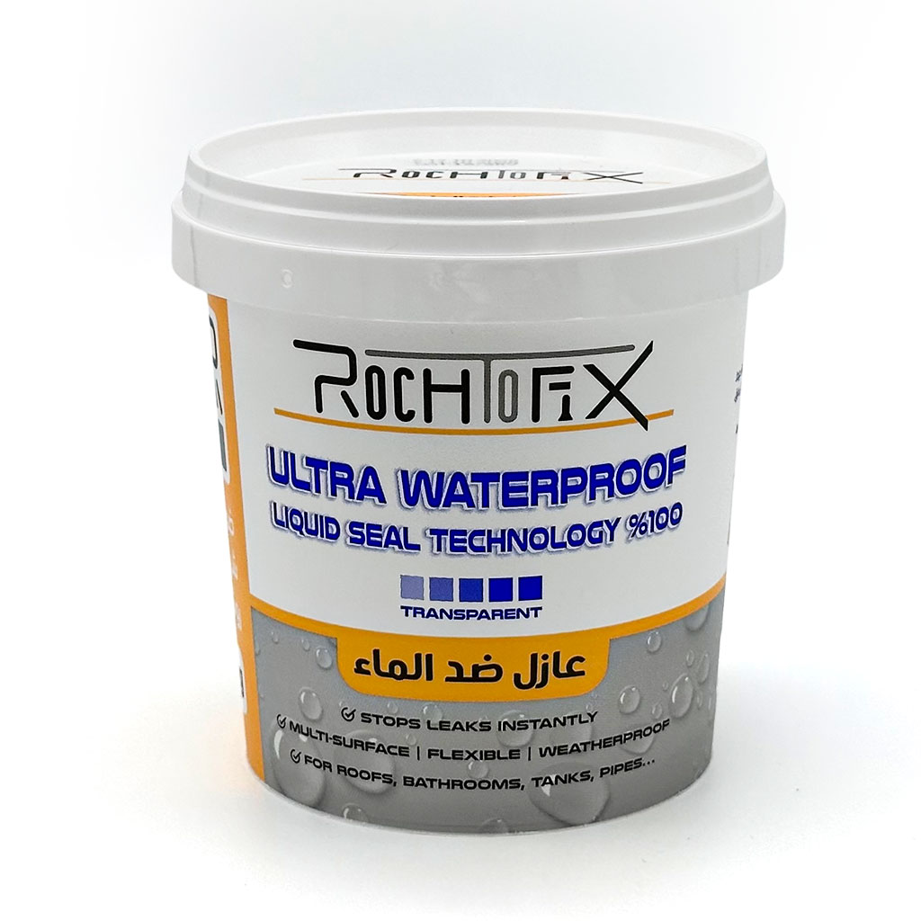RochFix Ultra Waterproof Liquide Transparent Antifuite Multi-Surface - عازل ضد الماء متعدد الإستعمالات 4