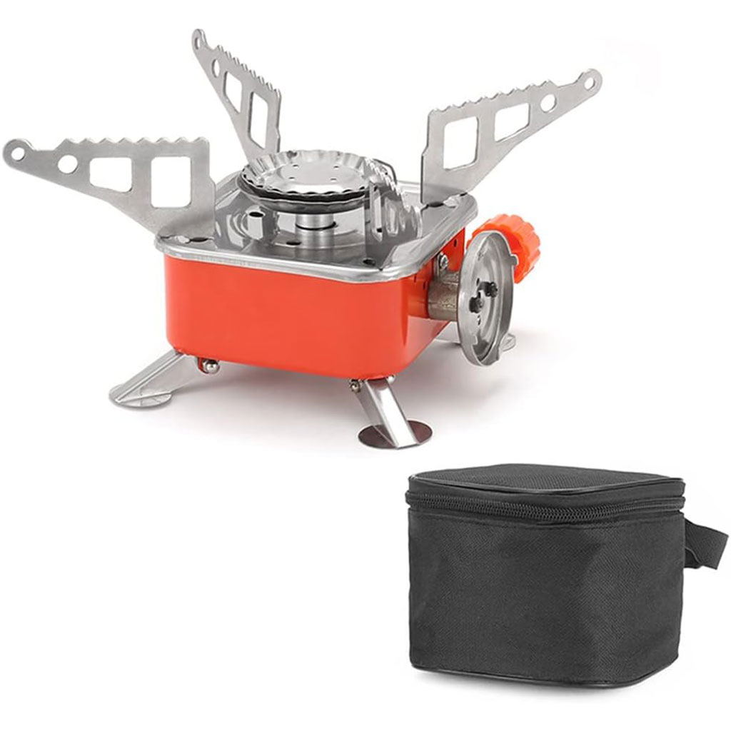 Mini réchaud à gaz pliable en métal pour camping - موقد غاز محمول 4