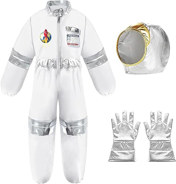 Costume d'astronome pour Enfant 5-7 ans Tenue, Chapeau,Gants 5