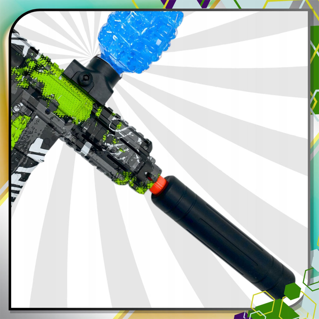 Pistolet à Billes en Gel avec Accessoires Motif Dessin Animé - مسدس الطلقات الكريستالية 4