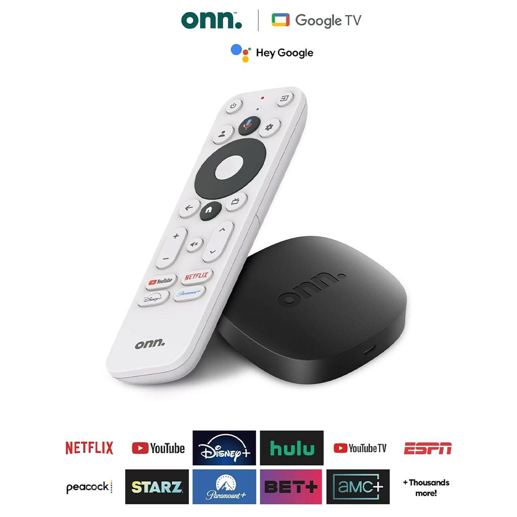 ONN Android TV Box avec Télécommande Vocale 8+128GB – جهاز ميديا ذكي 5