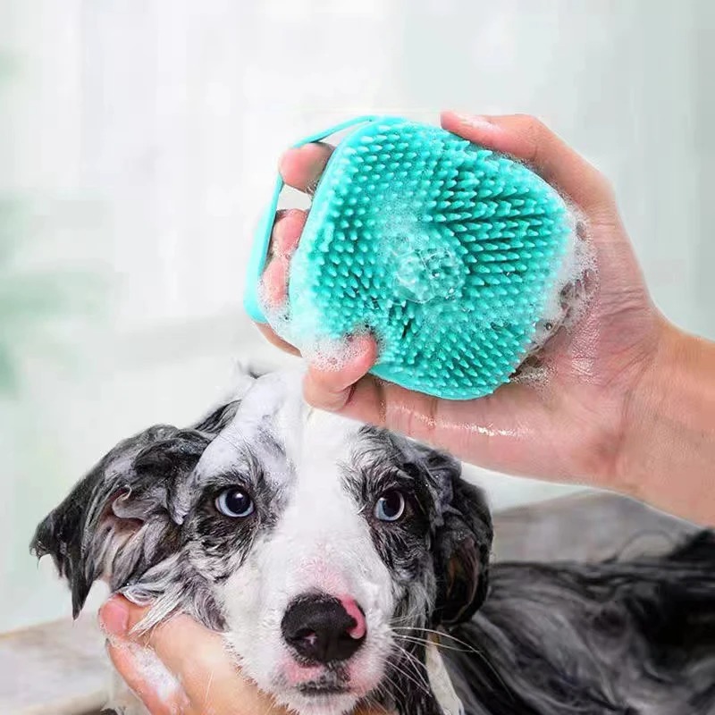 Brosse de Nettoyage et Distributeur De Shampoing en Silicone - فرشاة الحمام من السيليكون 3