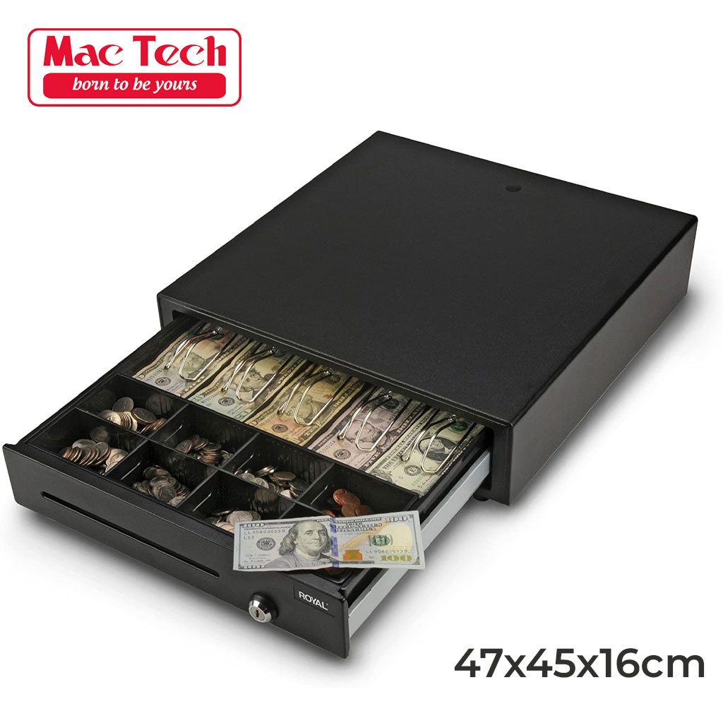 Tirroire Caisse Eléctronique avec Serrure à Clé Intégrée Mac Tech MT-T190 2