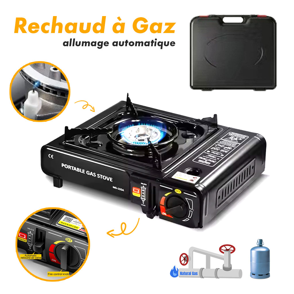 Réchaud à gaz de camping allumage automatique 2