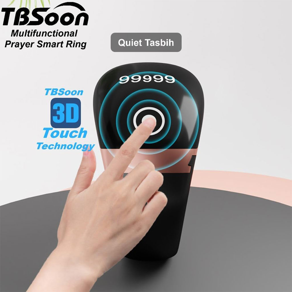Bague Compteur Digital de Tasbih avec Affichage OLED Étanche - خاتم تسبيح إلكتروني 5
