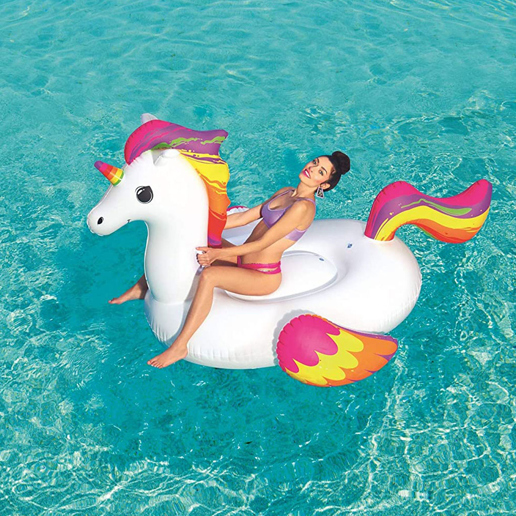 Bouée Gonflable Surdimensionnée Licorne Bestway #41113 5