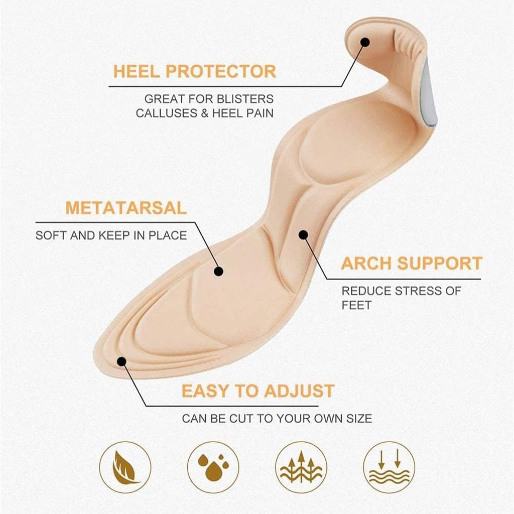 Semelles et coussinets de chaussures talons pour femmes 1 Paire 5