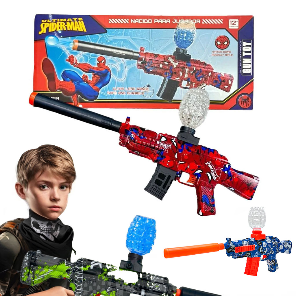 Pistolet à Billes en Gel avec Accessoires Motif Dessin Animé - مسدس الطلقات الكريستالية 1