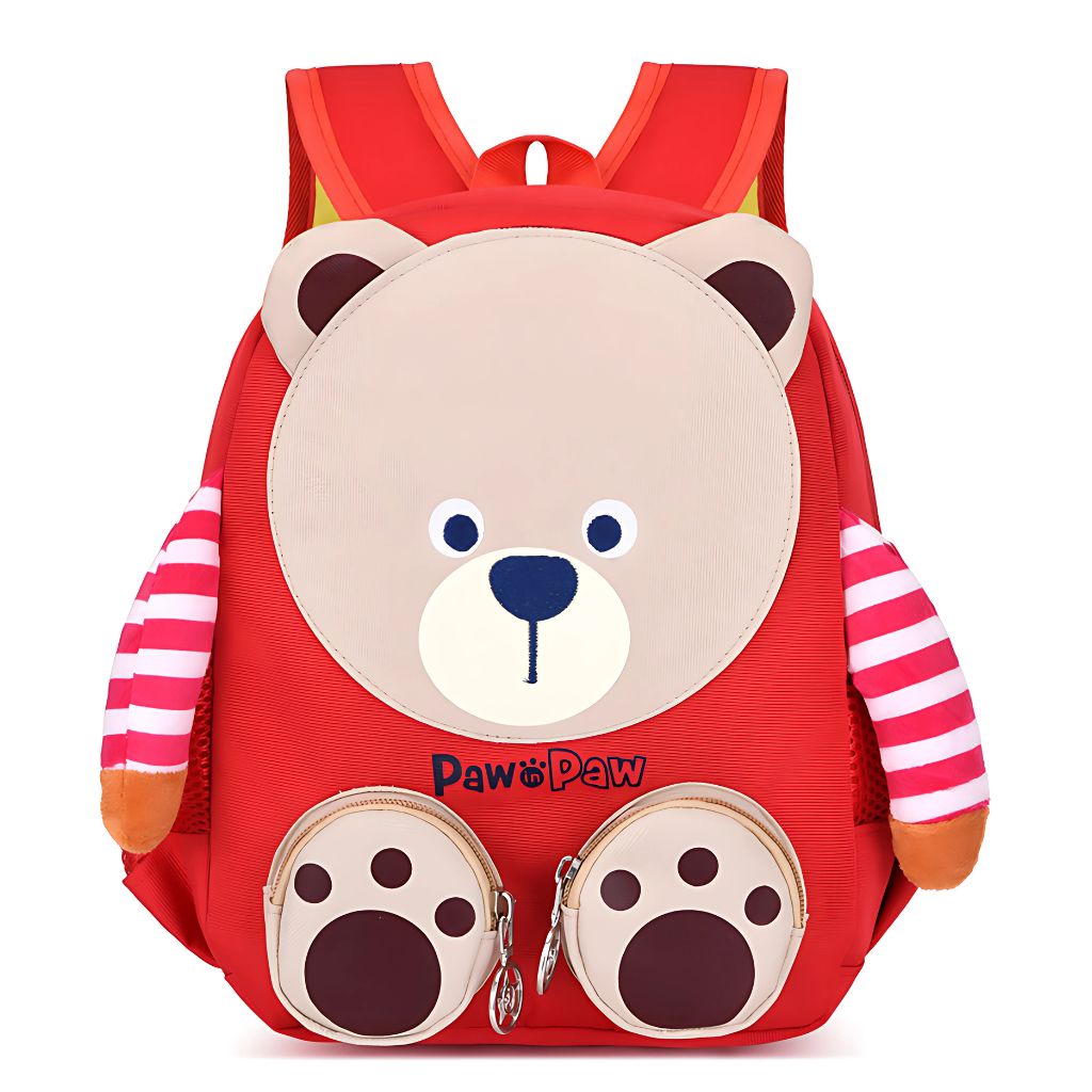 Sac à dos Mignon pour Enfants Paw Paw - Rouge – محفظة أطفال صغيرة 1