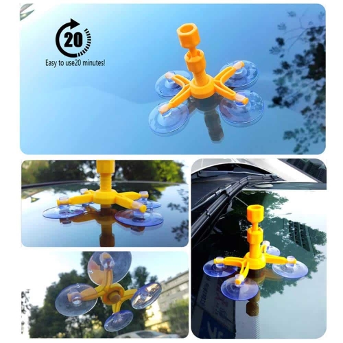 Kit de réparation de verre fissuré pare-brise de voiture 4