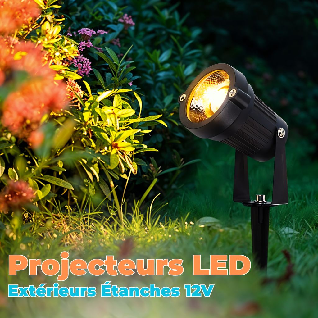 Projecteurs LED Extérieurs Étanches 12V – كشافات خارجية مقاومة للماء 4