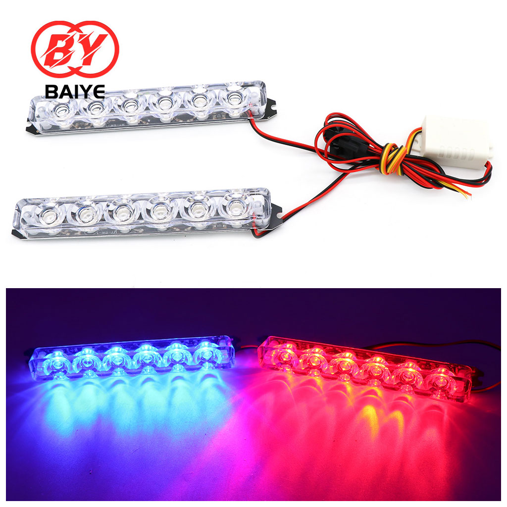Lumière Stroboscopique 5LED 2pcs pour voiture 12V 2