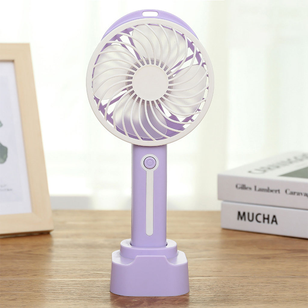Mini ventilateur portatif électrique Rechargeable par USB, avec batterie 1500mAh 5