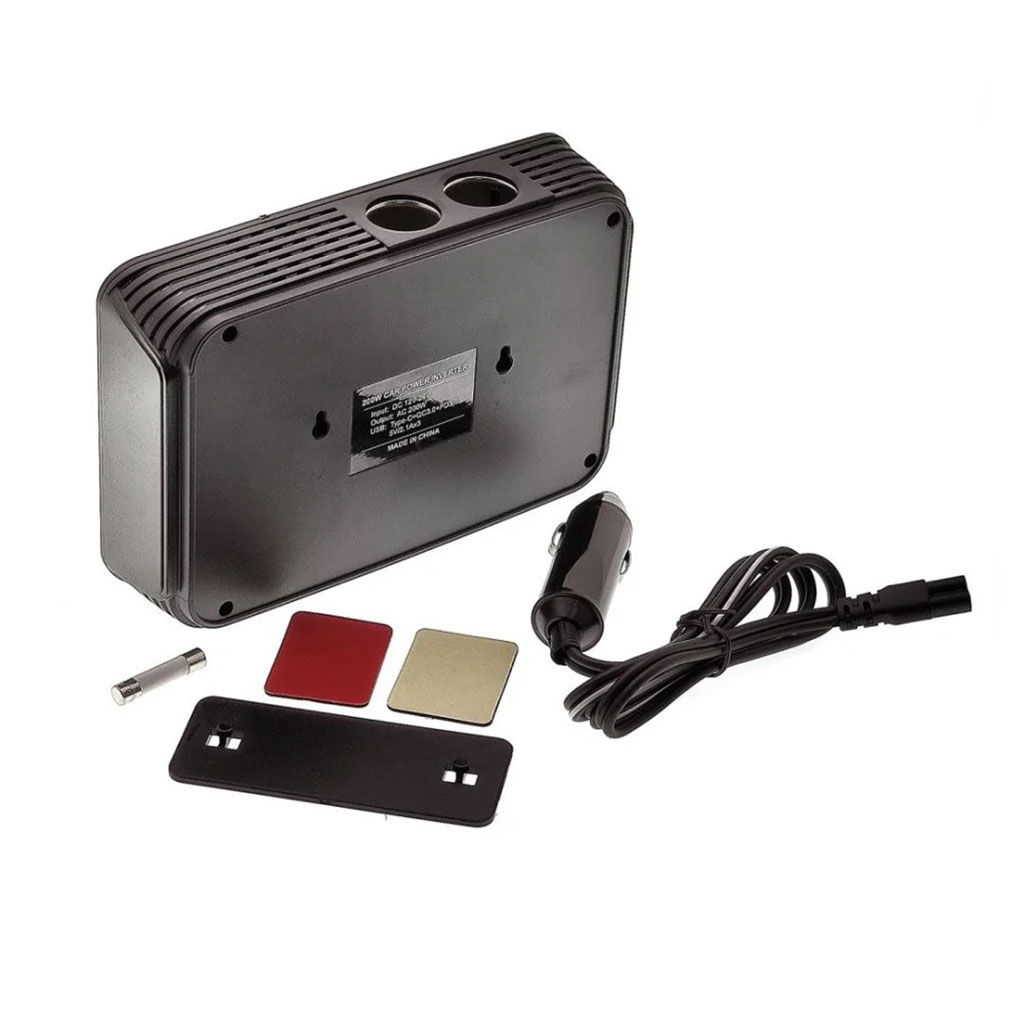 Onduleur de voiture USB Type-C Olesson 1661 220V/200W - محول التيار الكهربائي في السيارة 5