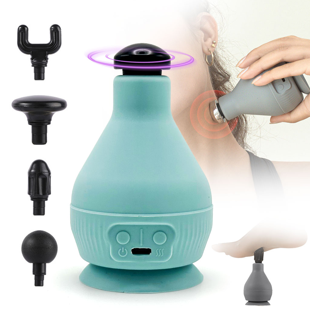 Appareil de Massage Rechargeable Portatif avec 5 Têtes Interchangeables - جهاز تدليك محمول قابل للتثبيت 1