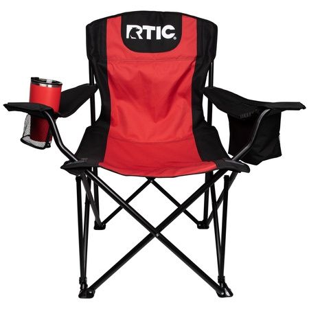 RTIC Chaise de camping pliante avec porte-boissons et sacs isoterme 3