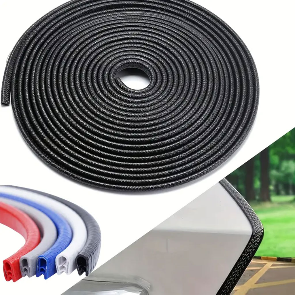 Bande Protection pour Bord Portière de Voiture en Caoutchouc 5m - شريط حماية أبواب السيارة 6