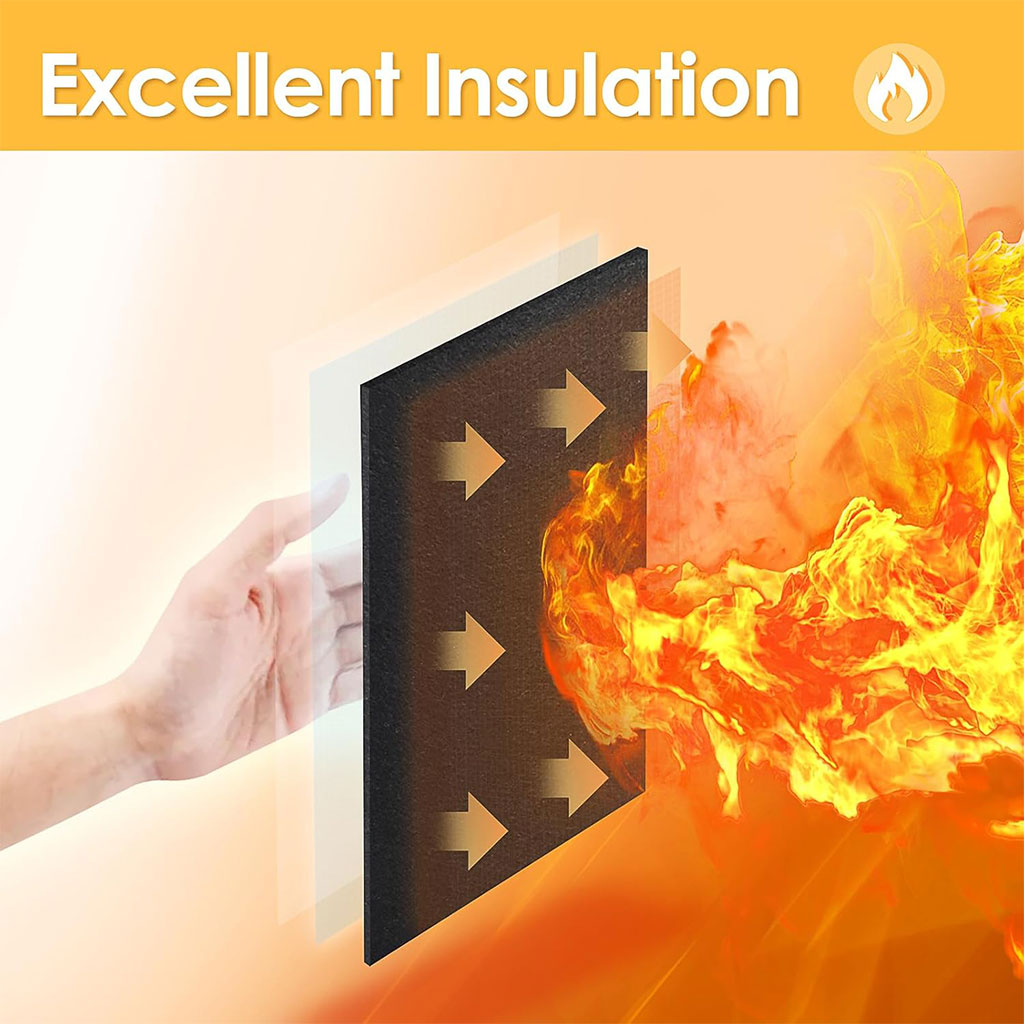 Couverture de soudage 5Pcs tapis de protection ignifuges résistants à la chaleur 7