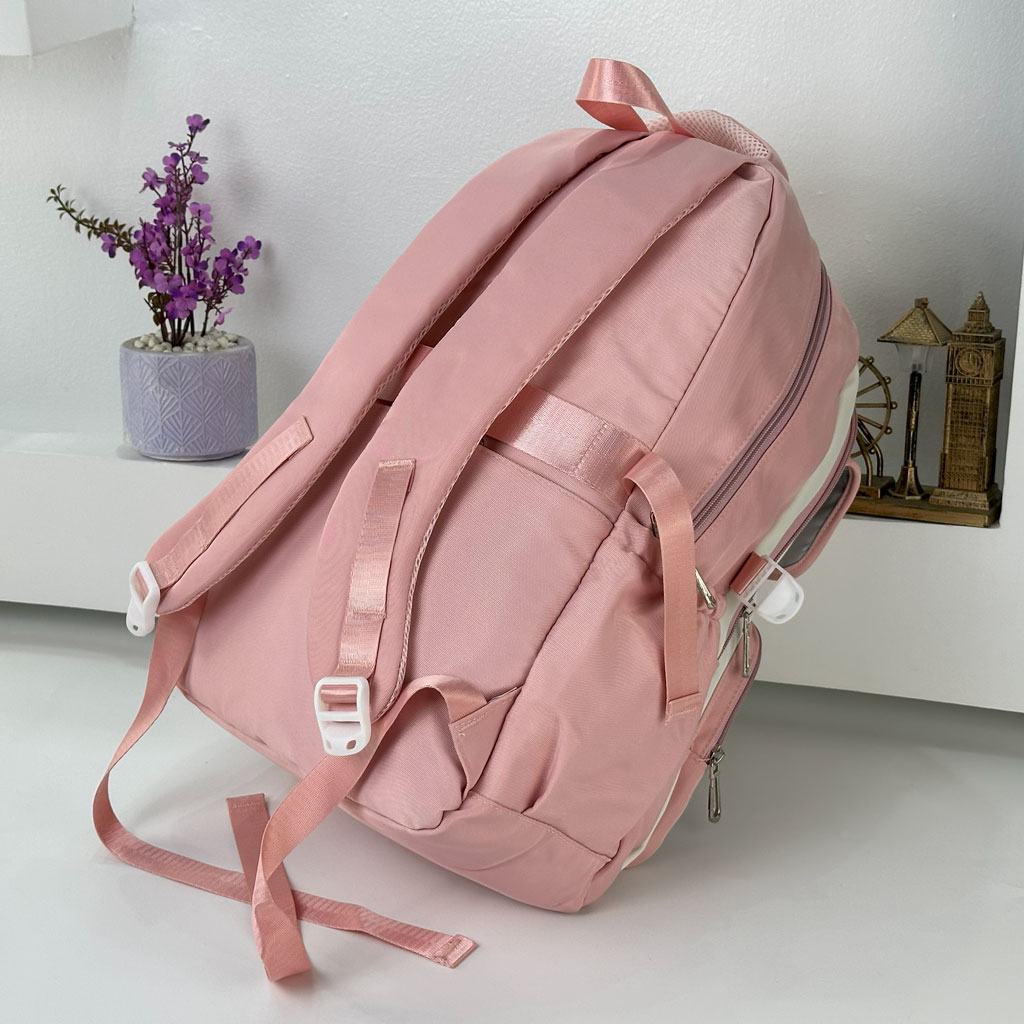 Sac à Dos Scolaire pour Enfants Style Kawaii BoShiKai Rose - حقيبة ظهر مدرسية للأطفال وردي 4