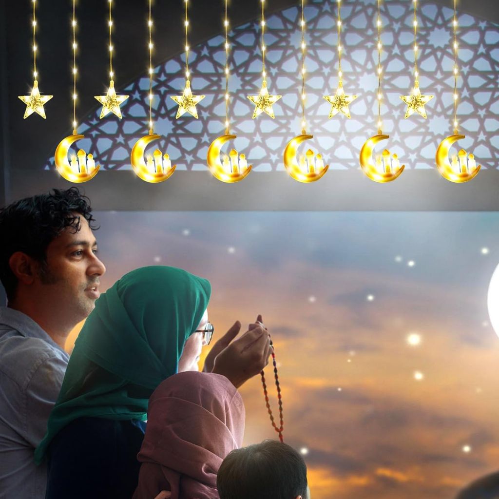Guirlande LED Décorative Ramadan et Eid 3m 10pcs – مصابيح رمضان والعيد 5